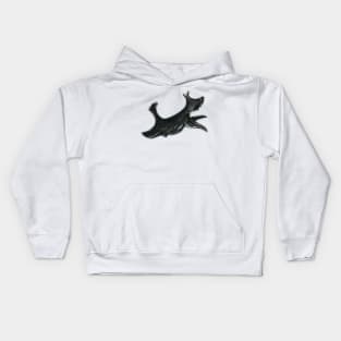 Salty the seadog (cut-out) Kids Hoodie